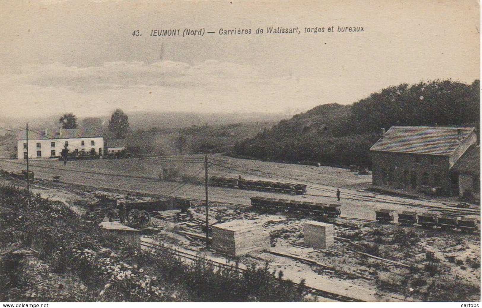 59 JEUMONT  Carrières De Walissart , Forges Et Bureaux - Jeumont