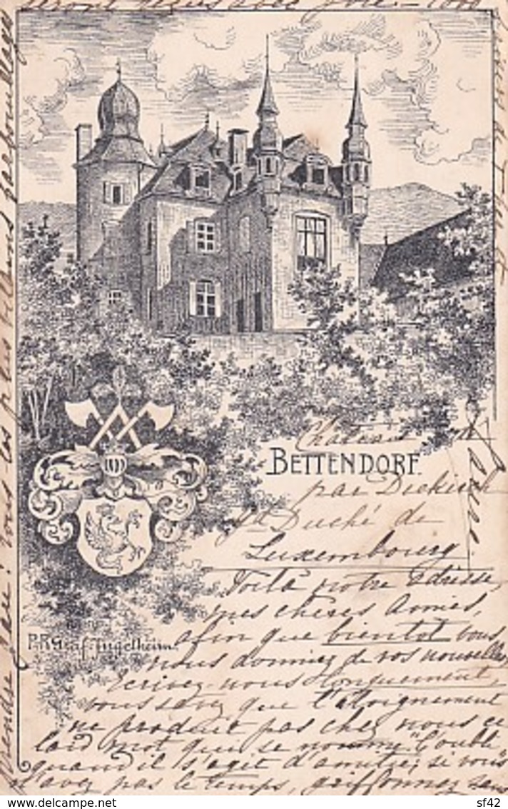 BETTENDORF        CHATEAU  ILLUSTRE PAR GRAFJUGELHEIM - Other & Unclassified