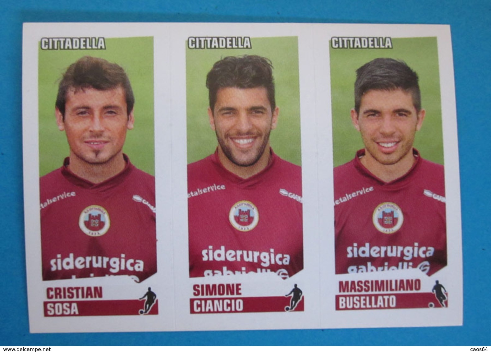 CALCIATORI PANINI 2012 - 2013  N. 543 SOSA CIANCIO BUSELLATO CITTADELLA - Edizione Italiana