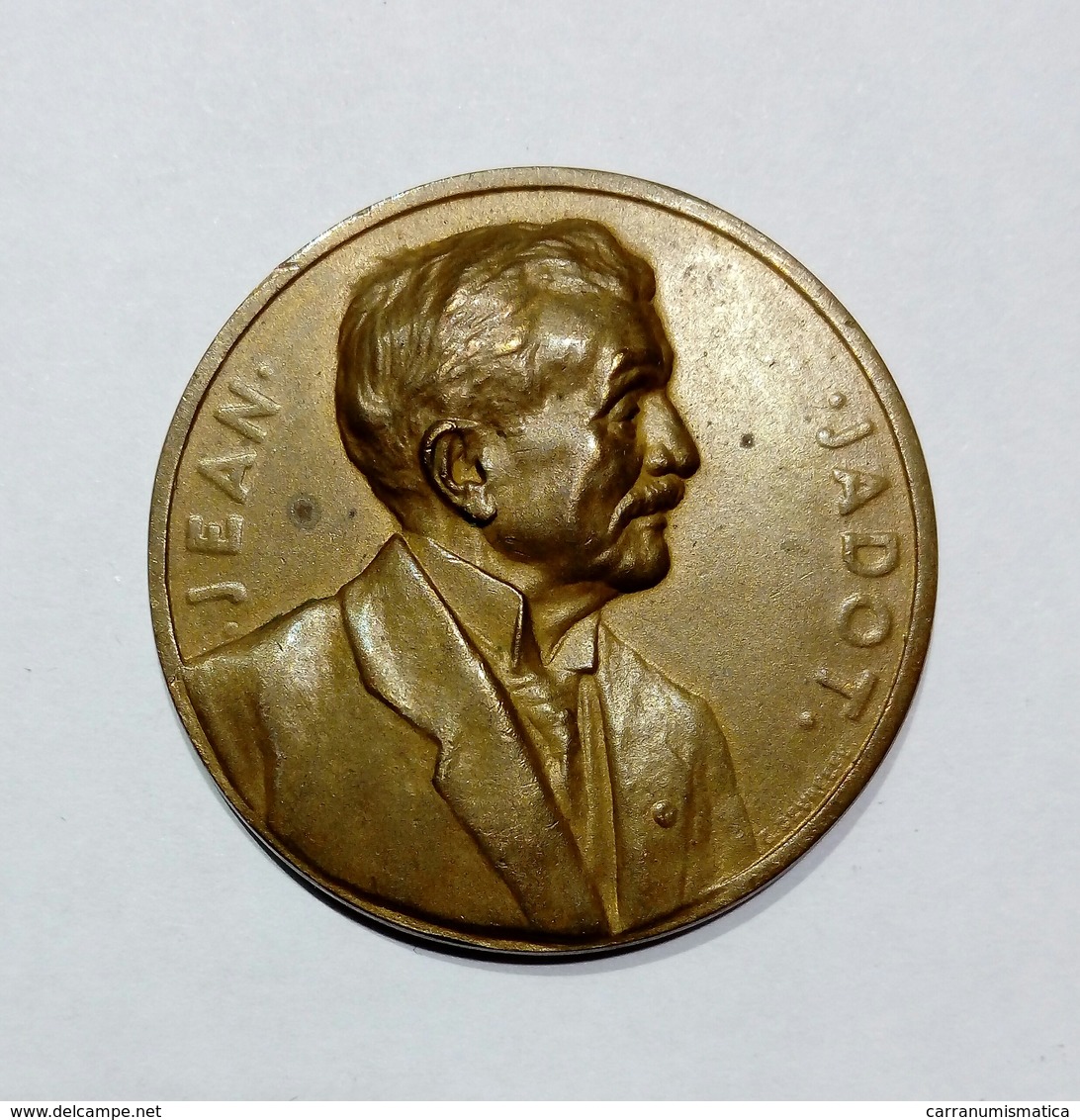 BELGIE / BELGIQUE - MEDAILLE J. JADOT Gouverneur De La Societé Génerale De Belgique (1906-1932) Bronze / 34mm - Unternehmen