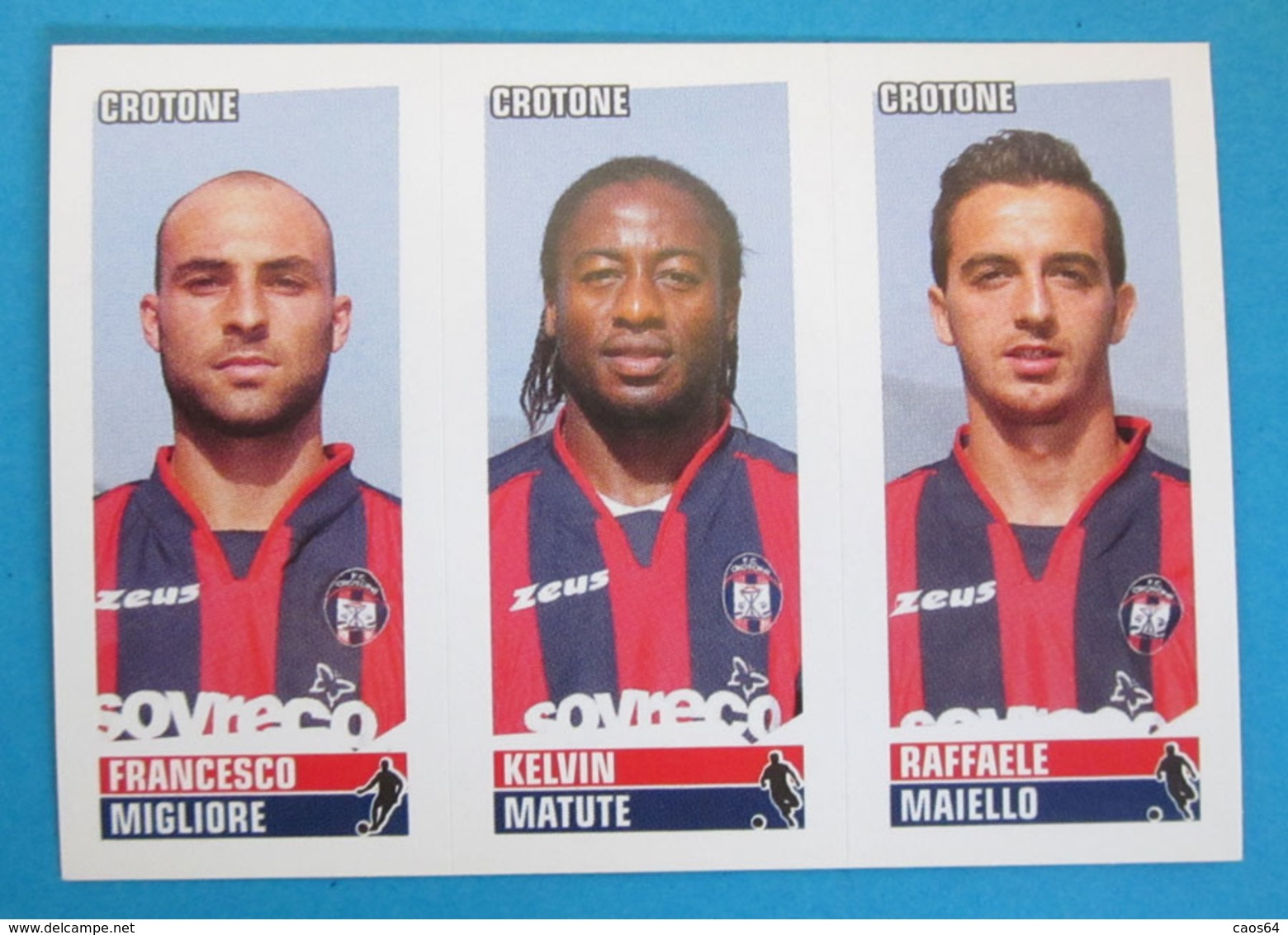 CALCIATORI PANINI 2012 - 2013  N. 551 MIGLIORE MATUTE MAIELLO CROTONE - Edizione Italiana