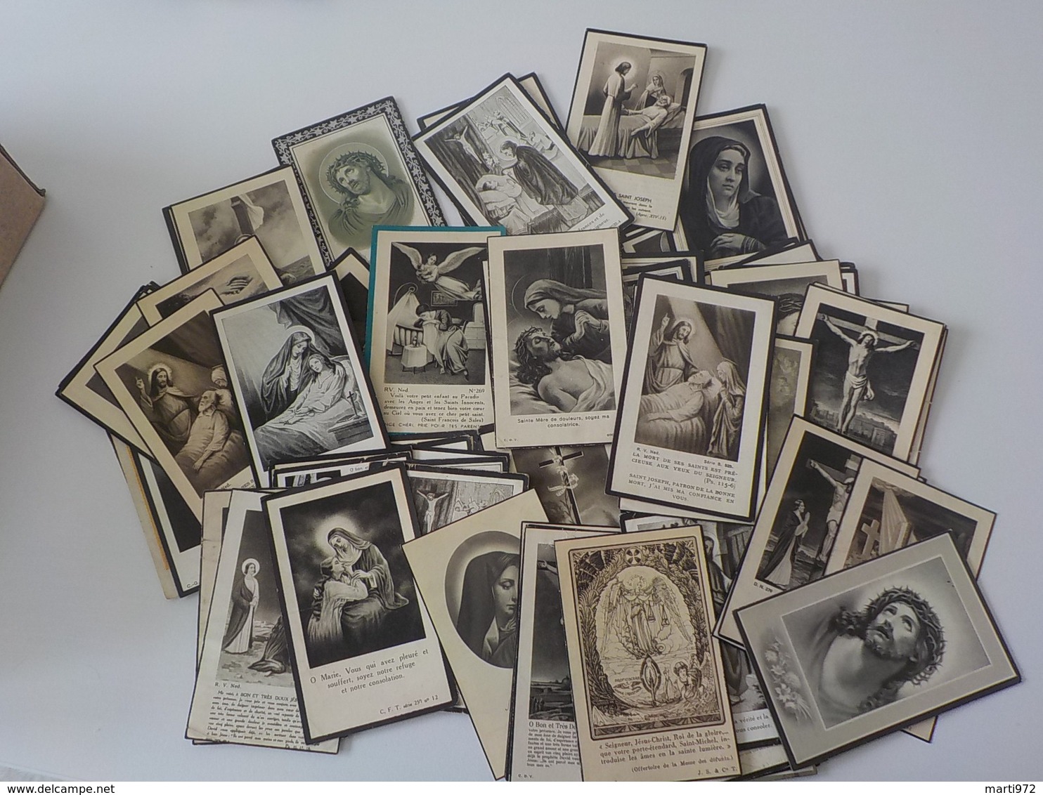 Généalogie  Lot 100 Cartes  Images Mortuaires Avant 1960 Doodprentjes 1 - Décès