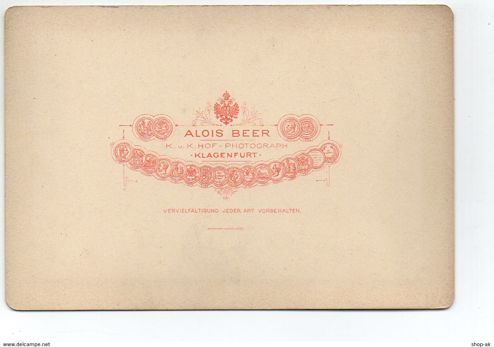 AK-1171/ Trau Trogir Hafenthurm  Montenegro Kabinettfoto Alois Beer ~ 1900 - Autres & Non Classés