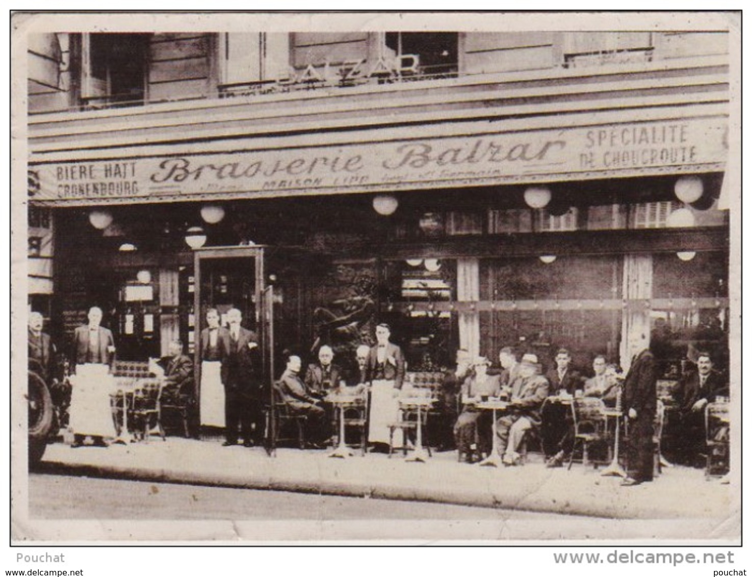 G27- 75) PARIS (V°)  BRASSERIE BALZAR  - 49 ,  RUE DES ECOLES   -  (2 SCANS) - Arrondissement: 05