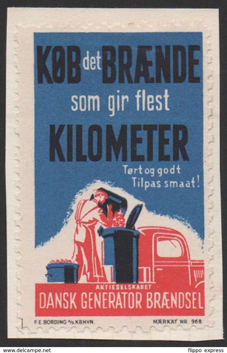 Denmark, Poster Stamp, Maerkat Nr. 968, Mounted! - Emissions Locales