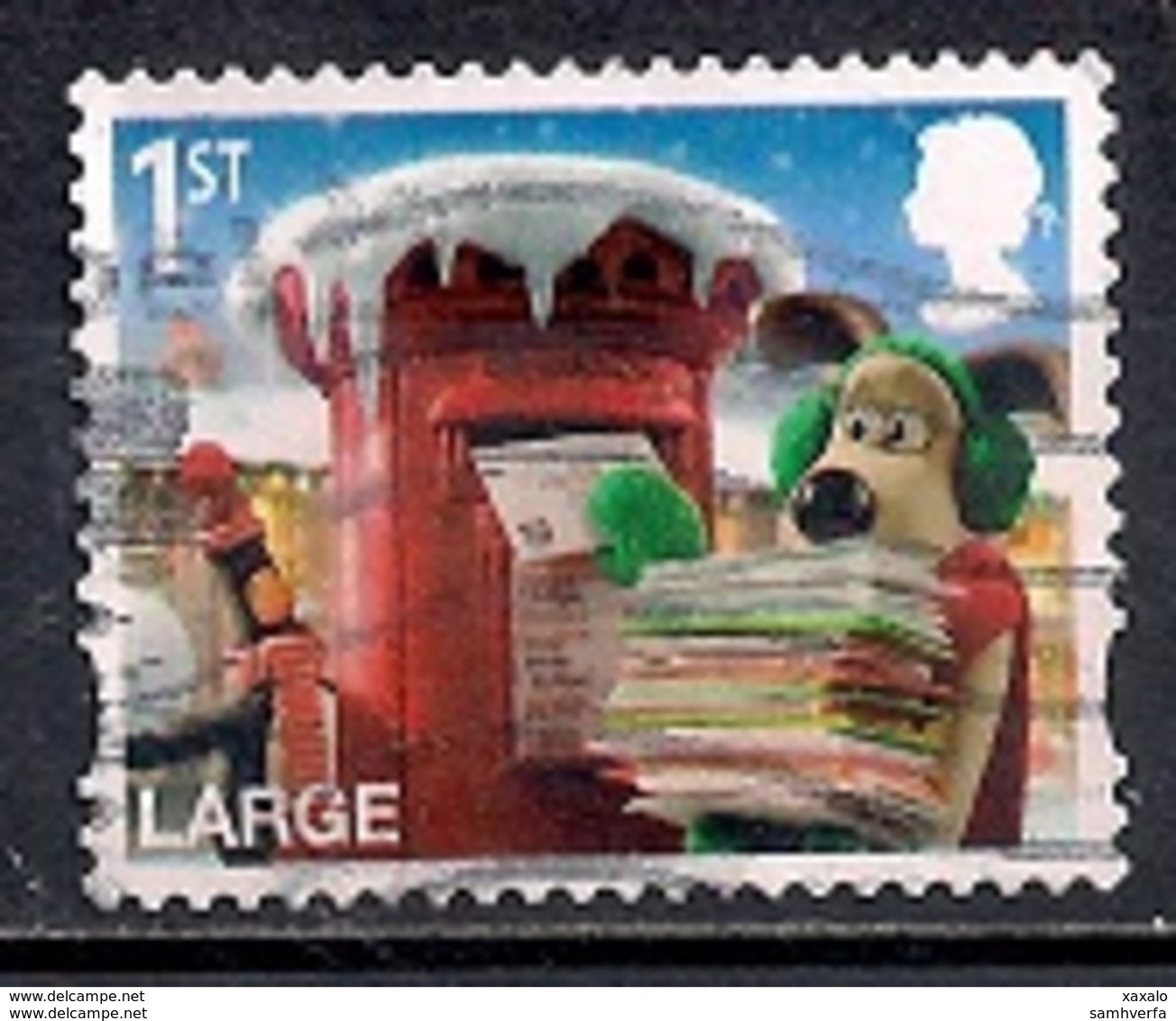 Great Britain 2010 - Christmas - Wallace & Gromit Large - Usados