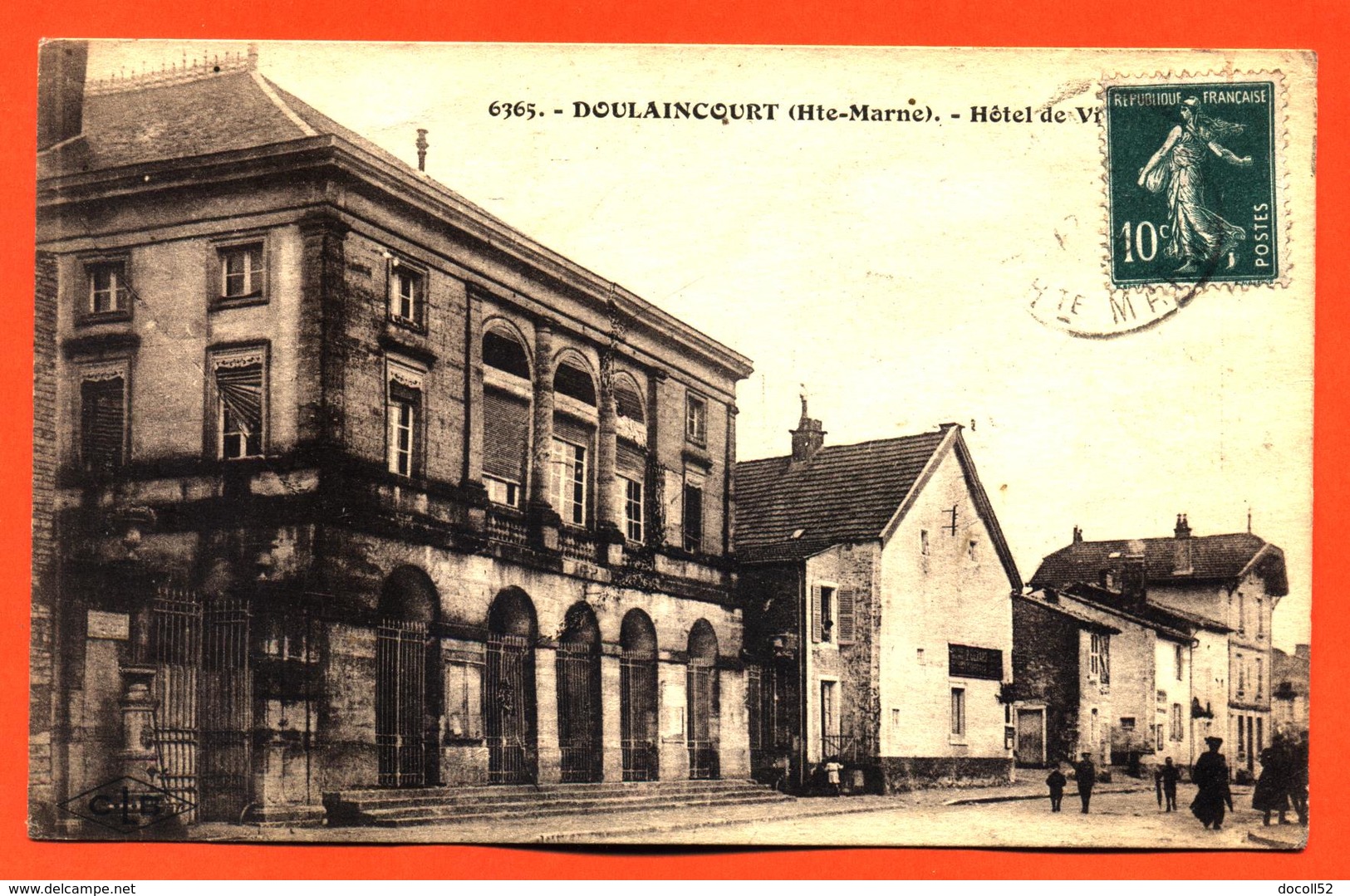 CPA 52 Doulaincourt  " Hotel De Ville " - Doulaincourt