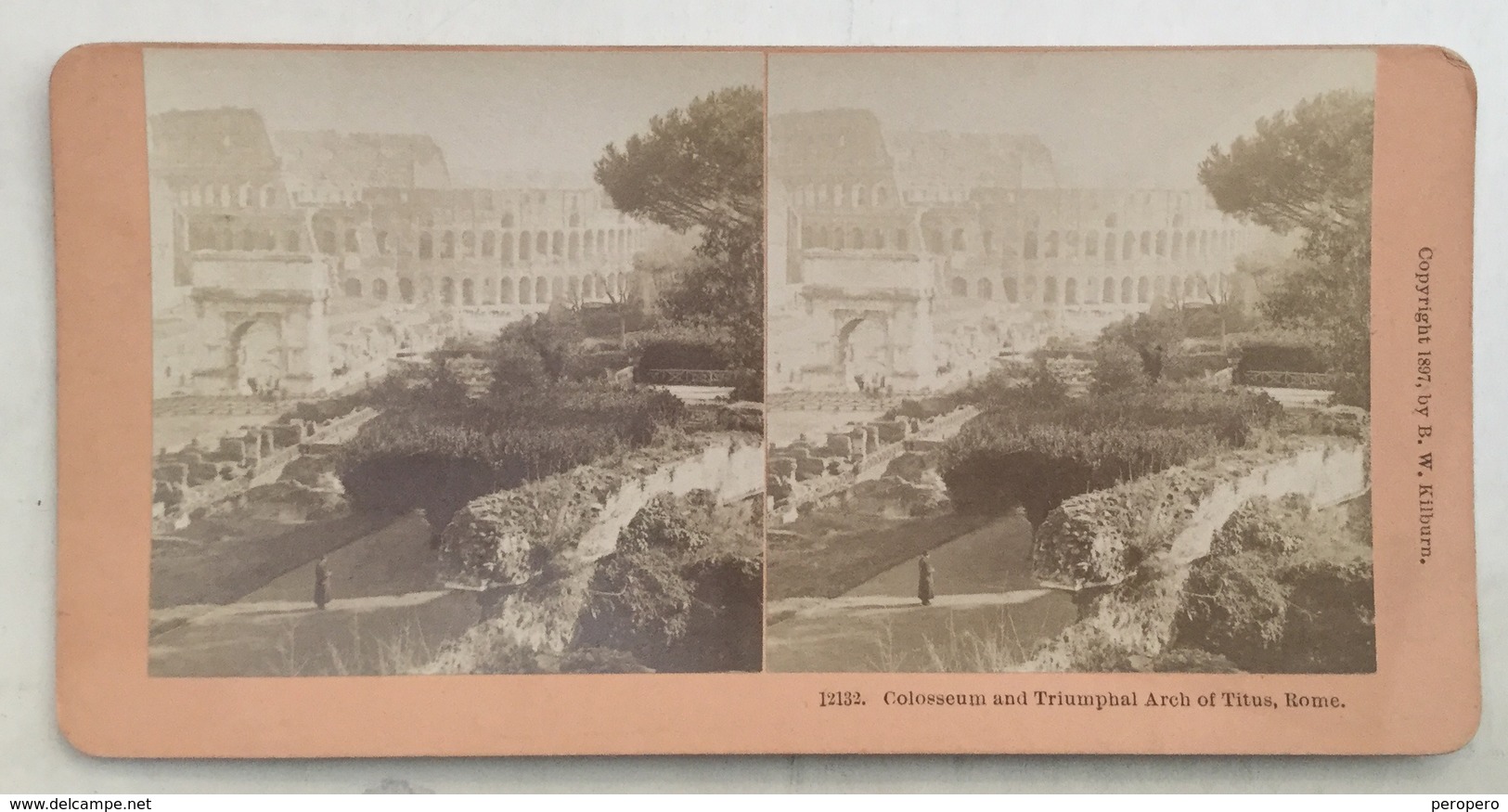 Photo Stéréoscopique STEREO Stereoview  ITALIA  ROMA  ROME - Stereo-Photographie