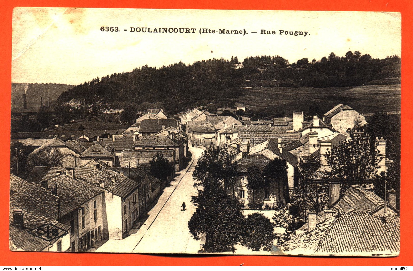 CPA 52 Doulaincourt " Rue Pougny " - Doulaincourt