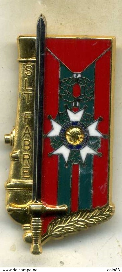 Insigne 206é Promo EOR.EAA Artillerie SLT FABRE___balme - Armée De Terre