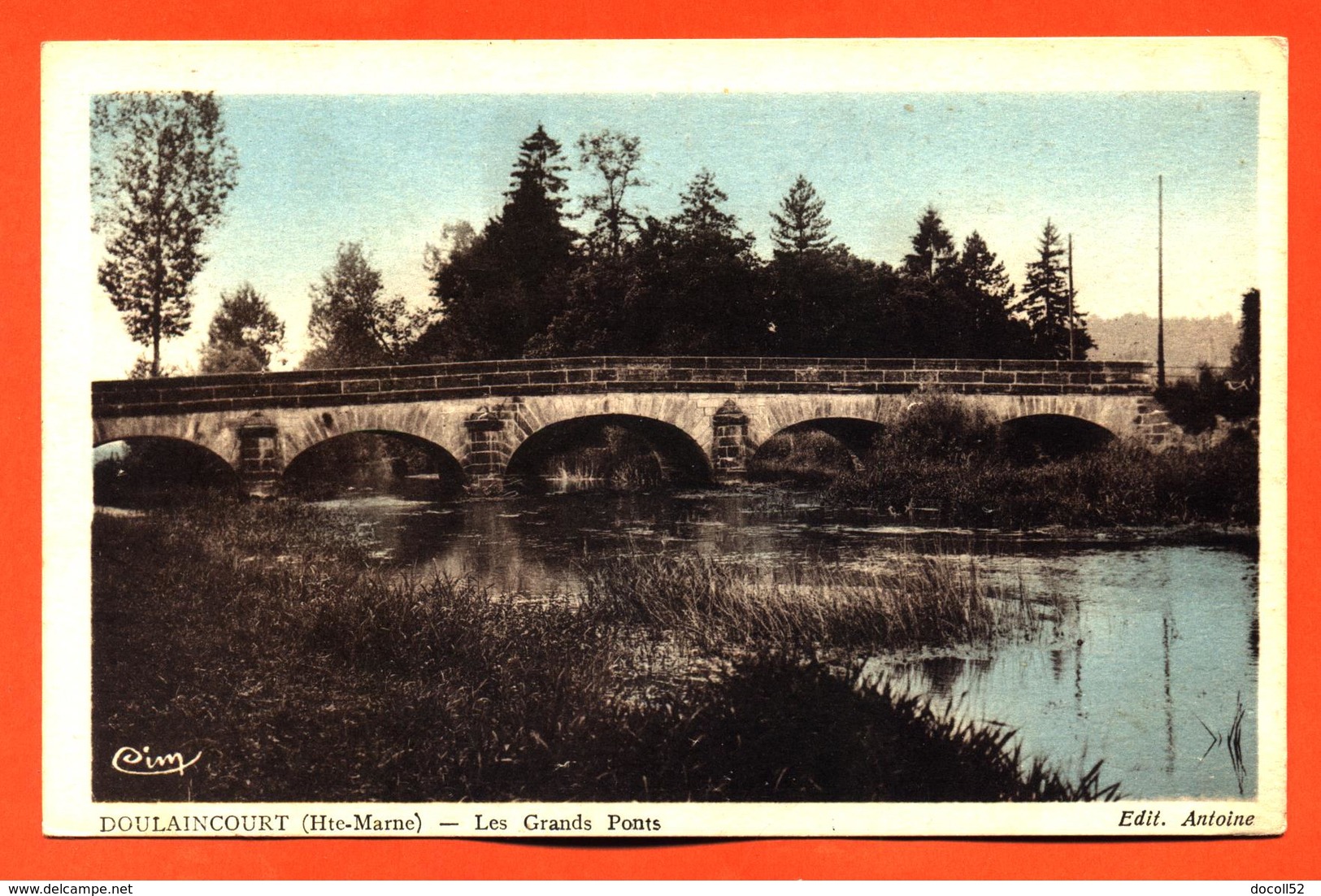 CPA 52 Doulaincourt " Les Grands Ponts " - Doulaincourt