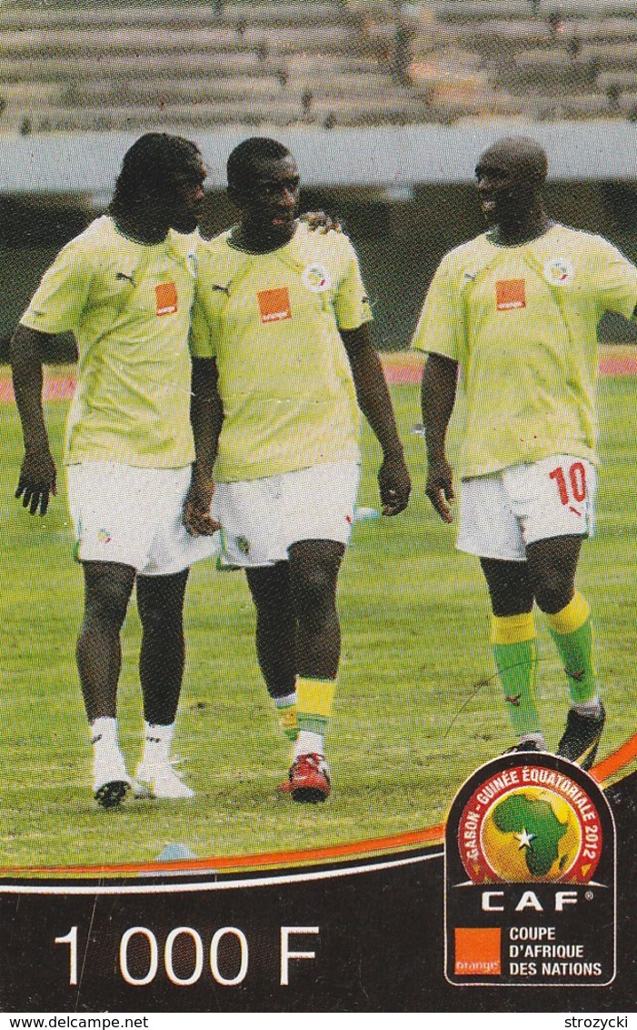 Senegal - Orange - Football Team. Gabon - Guinee Equatoriale 2012 - Sénégal