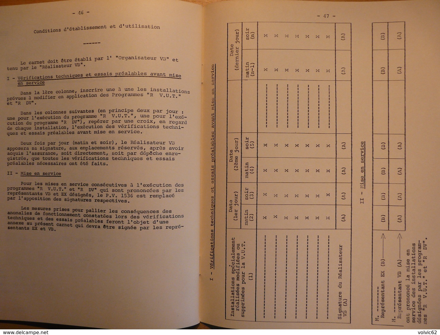 cahier formation cadre Travaux installation autres que de sécurité 1967 SNCF train cheminot chemin de fer