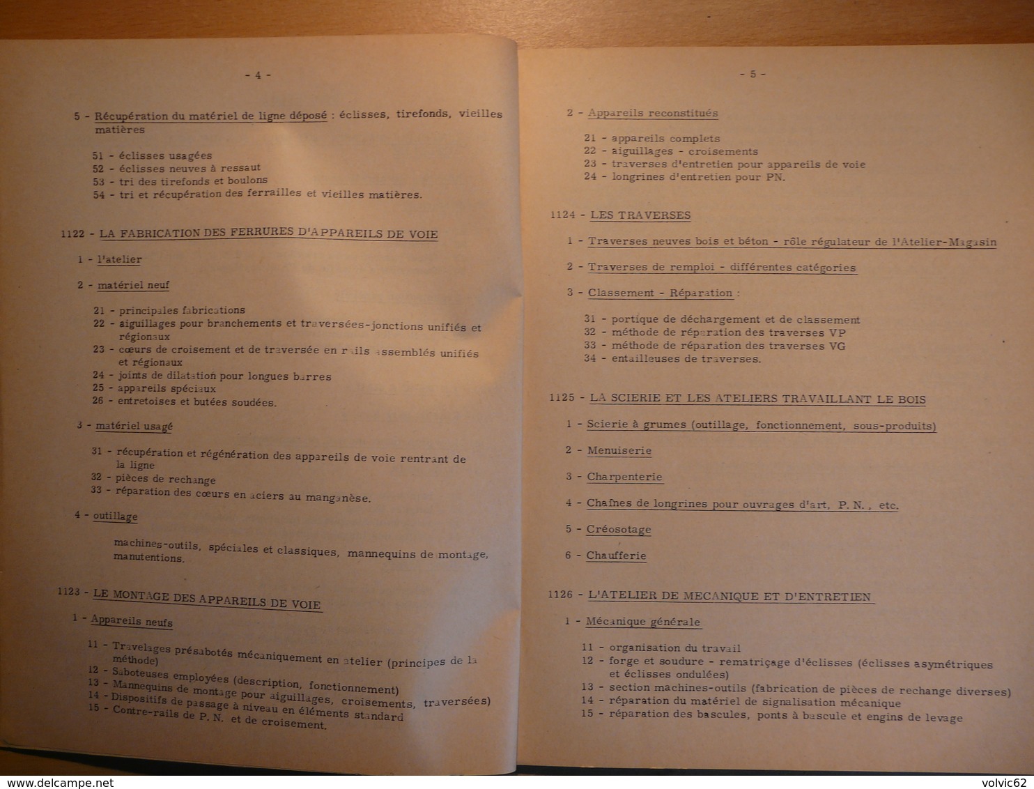 Cahier Formation Cadre Atelier Magasin De Moulin Neuf 1959 SNCF Train Cheminot Chemin De Fer - Chemin De Fer & Tramway