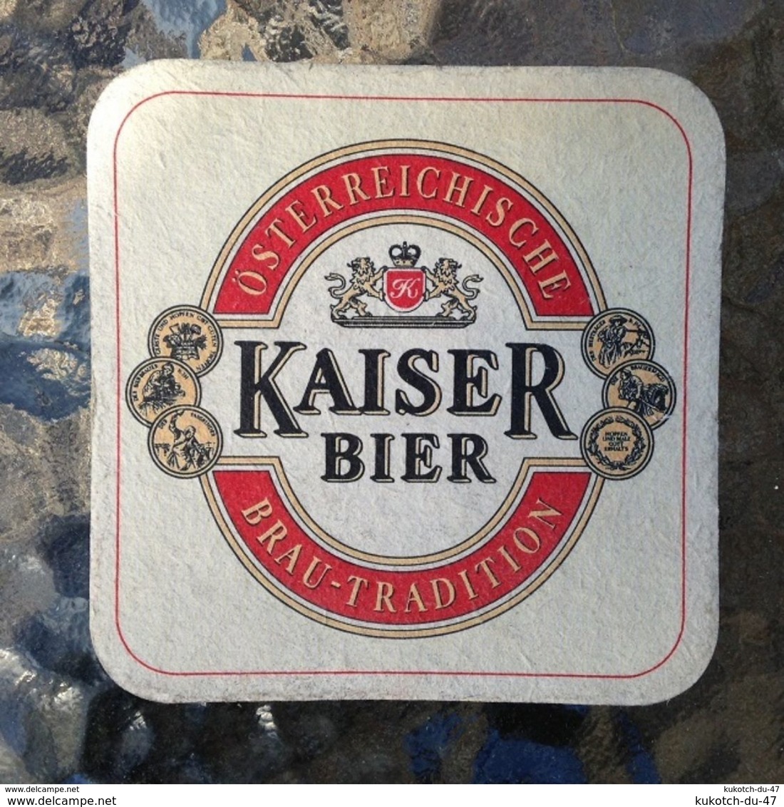 Cinq Sous-bocks Murphy's - Kaiser Bier - Pelforth - Tennent's - Kronenbourg (années 90) - Beer Mats