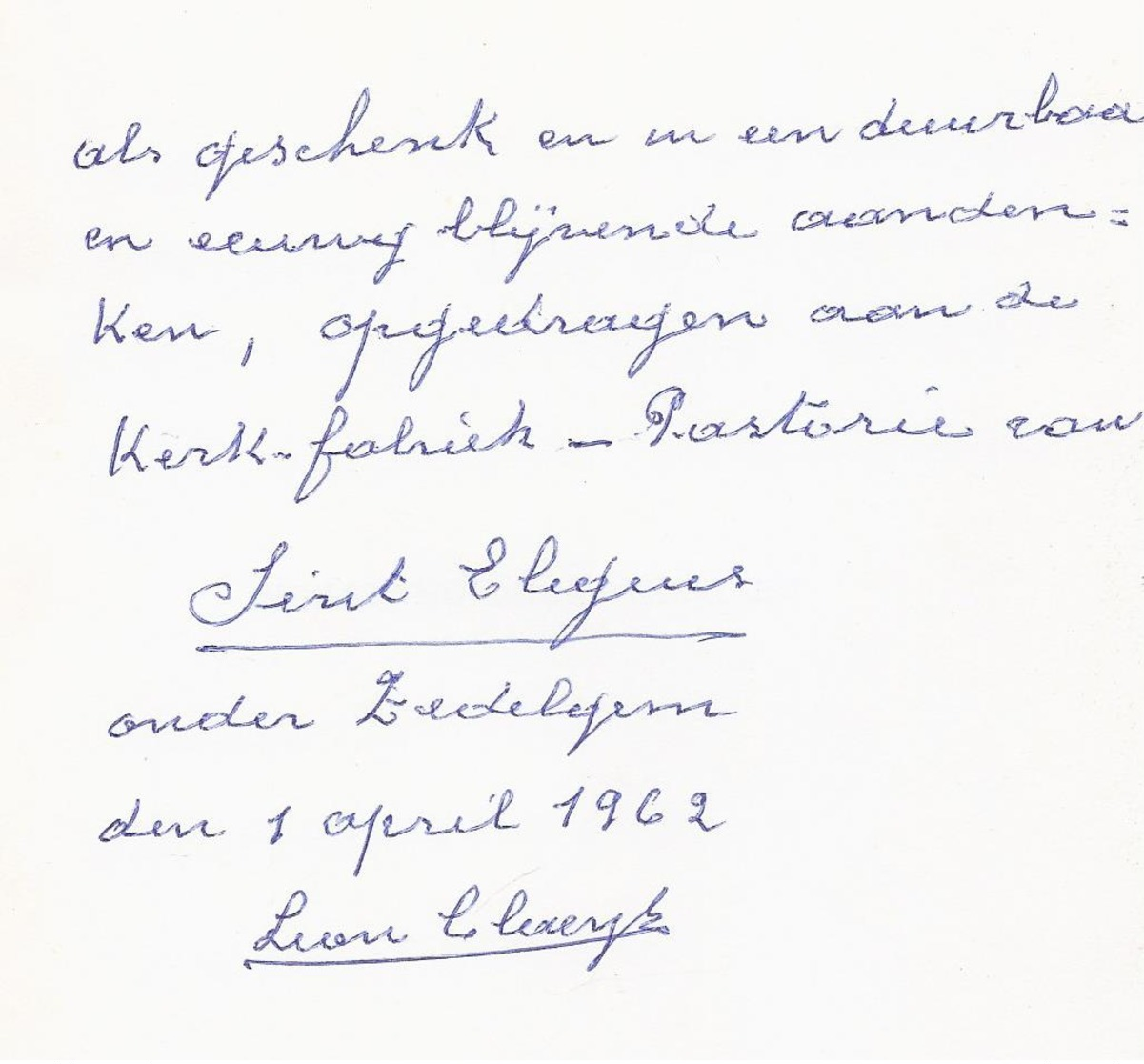 ZELDZAAM ZEDELGEM 1960 WERKLUST EN WELSTAND GESCHIEDENIS DER ZEDELGEMSE NIJVERHEID EN HAAR PIONIER LEON CLAEYS DENYS GET - Geschiedenis