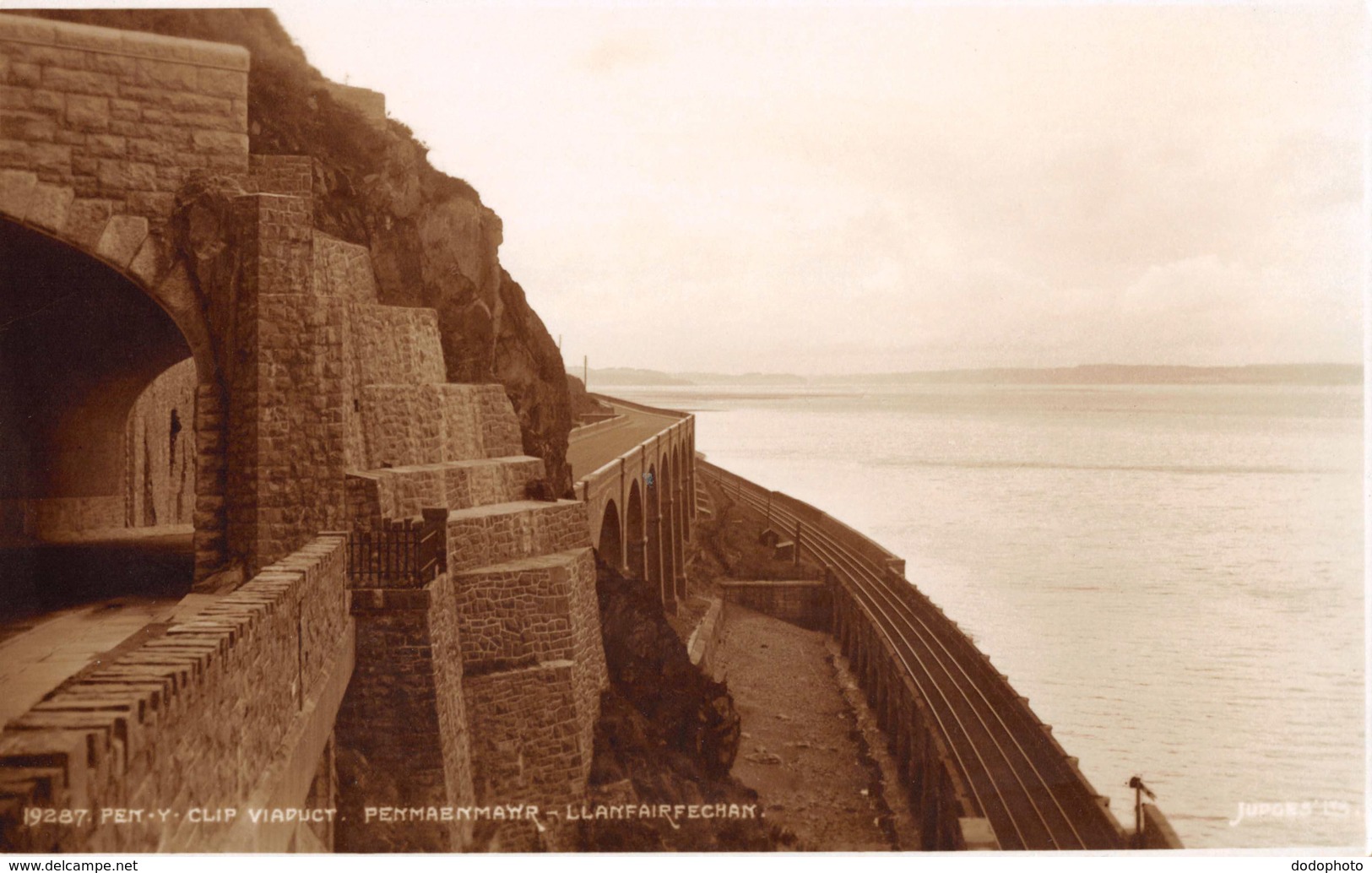 R095772 Pen Y Clip Viaduct. Penmaenmawr. Llanfairfechan. Judges Ltd. No 19287 - Monde