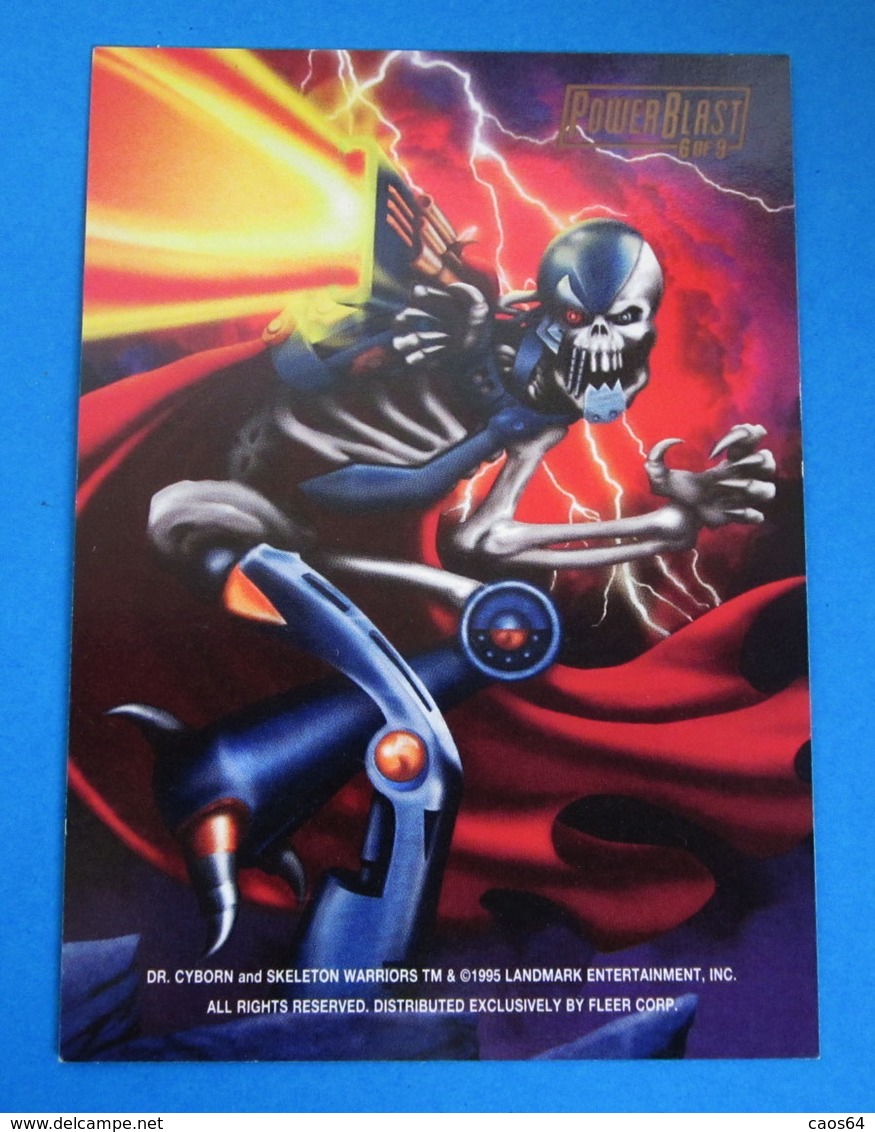 SKELETON WARRIORS POWER BLAST 6 OF 9 FLEER ULTRA 1995 - Altri & Non Classificati