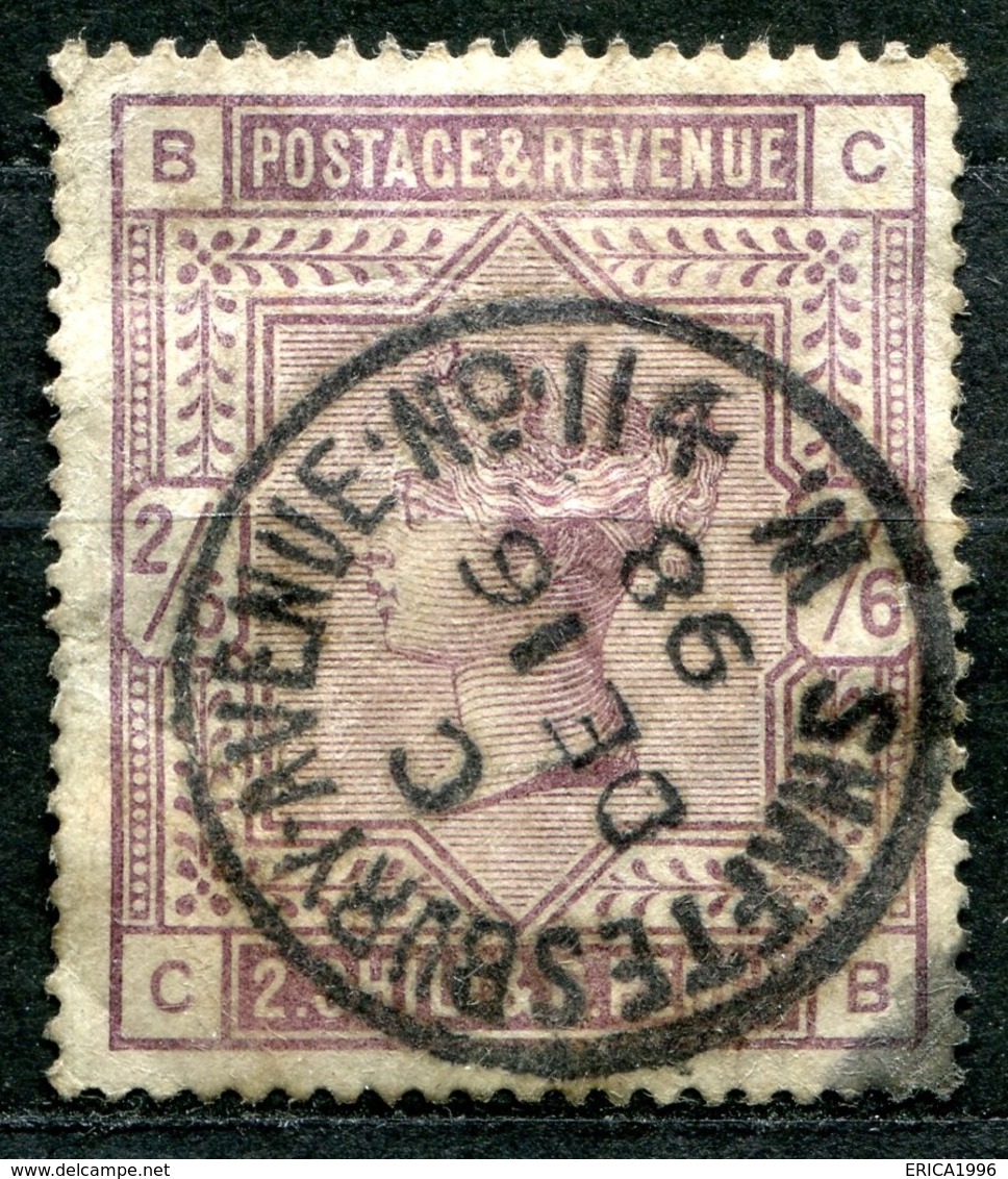 VE0370 GRAN BRETAGNA 1883 QV Alti Valori 2s.6d. Usato, SG #178, Val. Catalogo £ 160, Buone Condizioni - Oblitérés