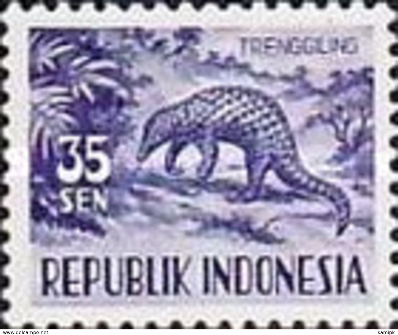 MINT STAMPS Indonesia - Domestic Animals  -  1956