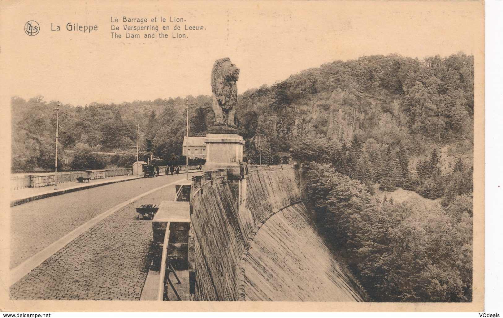 CPA - Belgique - La Gileppe - Le Barrage Et Le Lion - Gileppe (Stuwdam)