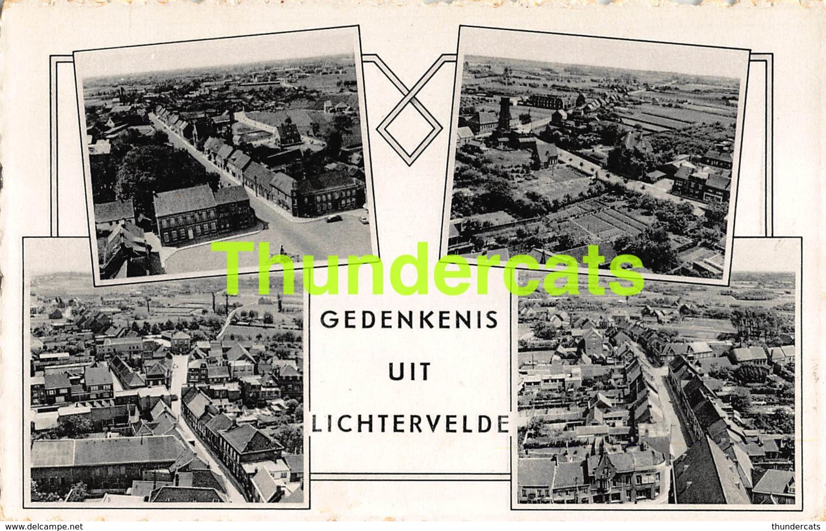 CPA GEDENKENIS UIT LICHTERVELDE - Lichtervelde