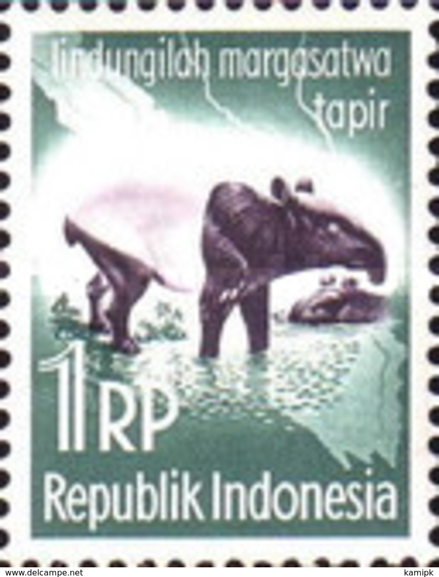 MINT STAMPS Indonesia - Animal Protection Campaign  -  1959 - Indonesia