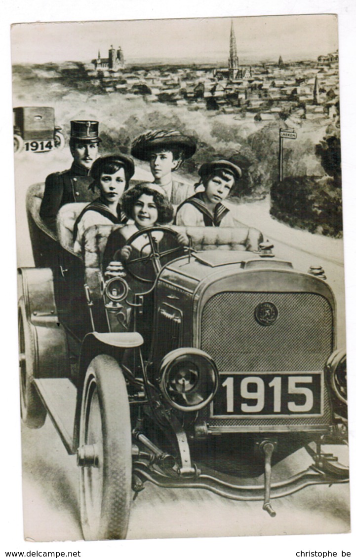 Happy New Year, Bonne Année 1915, Oldtimer (pk55836) - Nouvel An