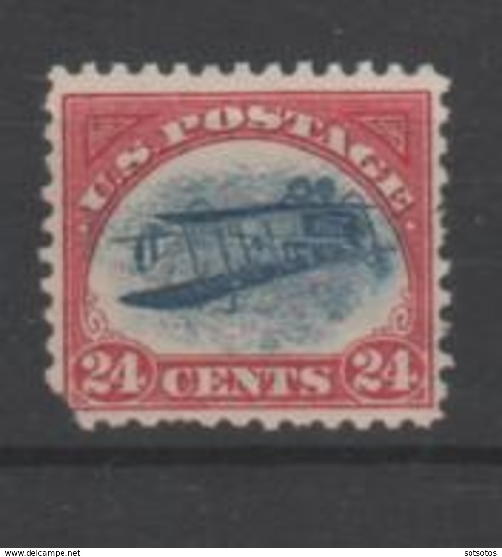 USA 1918: INVERTED JENNY - One Of The Rarest Stamps - Mint (Scott 2008 - 275.000$) Unfortunately Missing Lower Left Corn - Unused Stamps