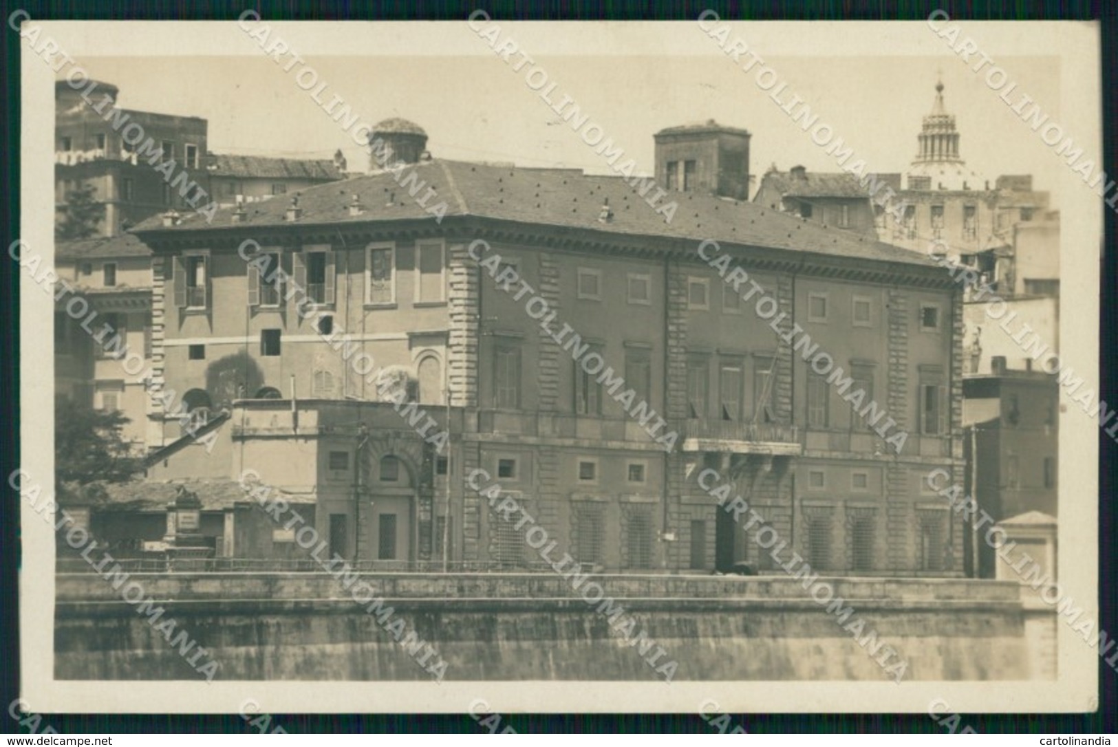 Roma Città Collegio Militare Via Della Lungara Foto Cartolina MX1784 - Altri & Non Classificati