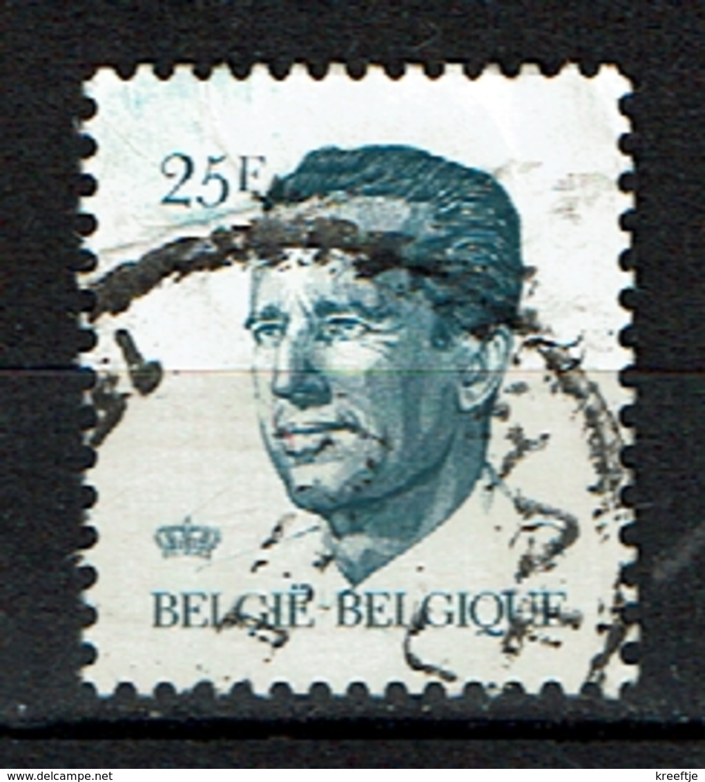 25F Koning Boudewijn, Type Velghe Uit 1990 (OBP 2356 ) - 1981-1990 Velghe