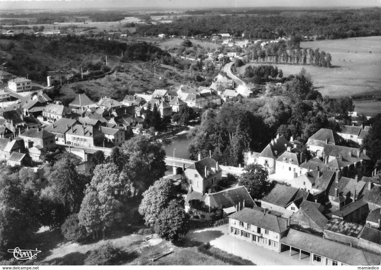 1963 En Avion Au-dessus De PONTAILLER-SUR-SAÔNE ( Côte-d'Or) - Sonstige & Ohne Zuordnung