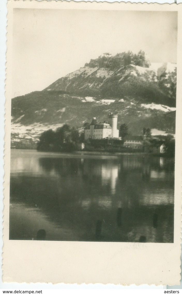 Le Lac D'Annecy; Le Château De Duingt Et Les Dents De Lanfon - écrite. (Boileau - Pringy) - Annecy