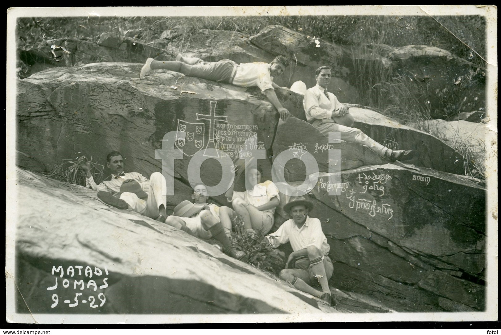 1929 REAL PHOTO FOTO MATADI  BELGIAN CONGO AFRICA AFRIQUE - Afrika