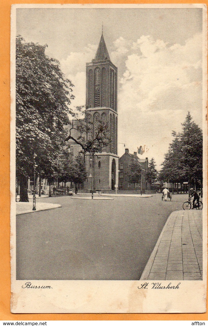 Bussum 1937 Postcard - Bussum