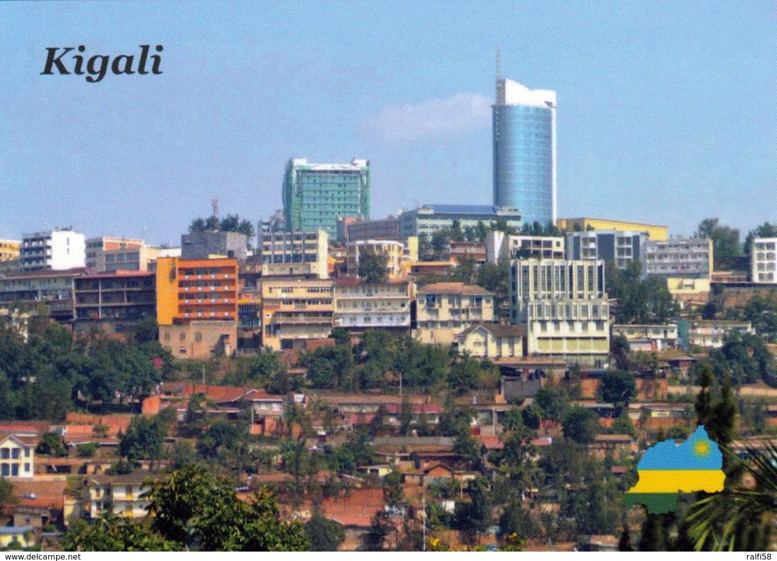 1 AK Ruanda * Blick Auf Kigali Hauptstadt Und Größte Stadt Von Ruanda * - Ruanda