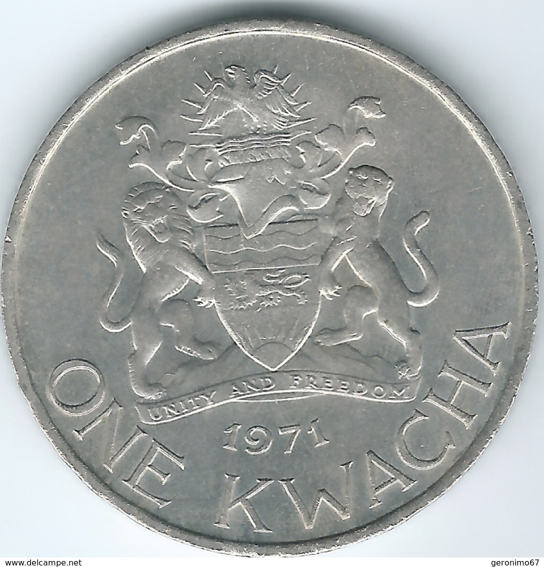 Malawi - 1 Kwacha - 1971 - Introduction Of Decimal Currency - KM12 - Malawi