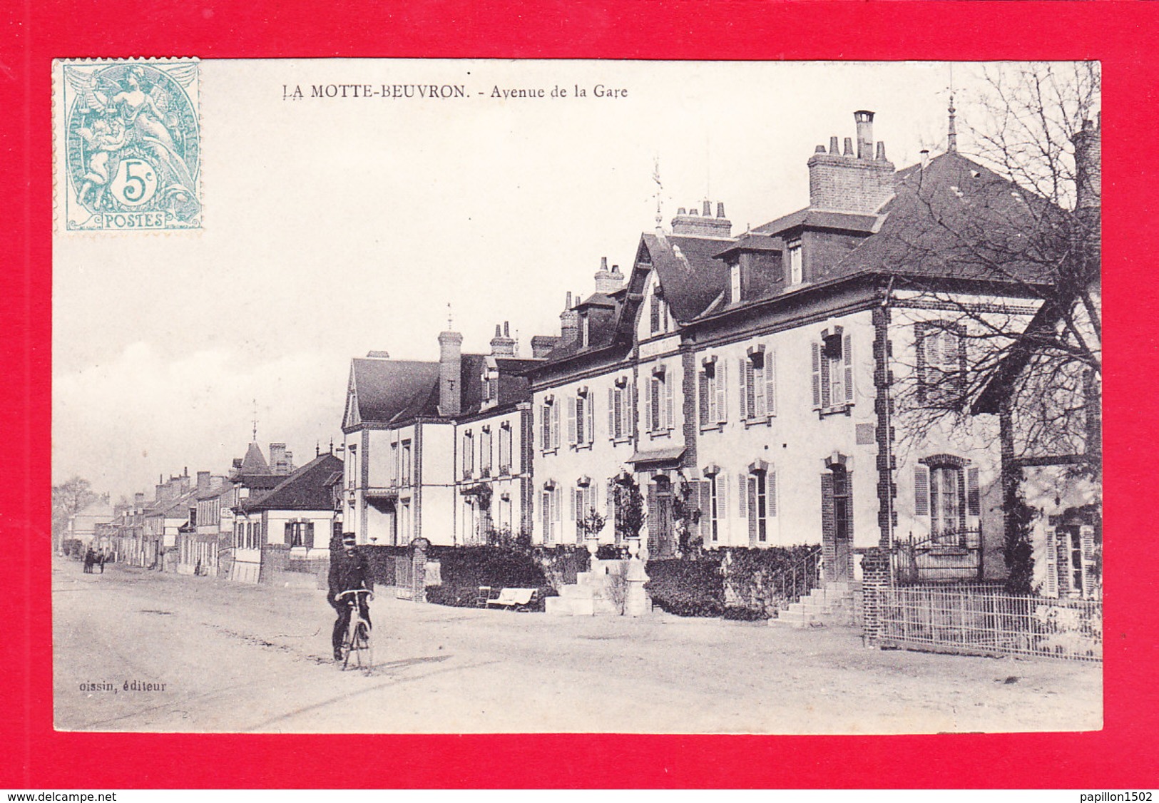 F-41-Lamotte Beuvron-04Ph95  Avenue De La Gare, Cpa BE - Lamotte Beuvron