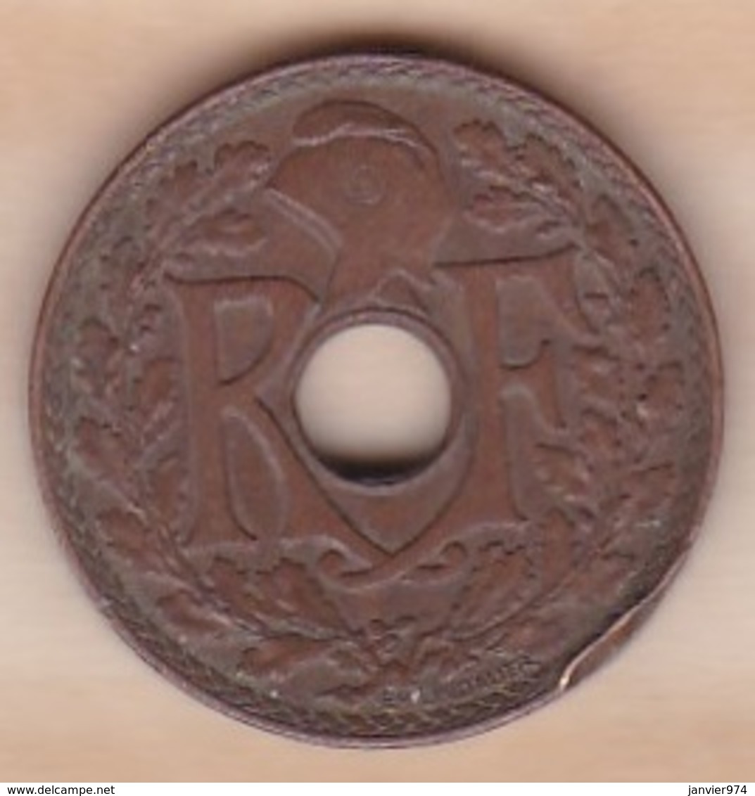 Indochine Française. 1/2 Cent 1939. Bronze - Indochine