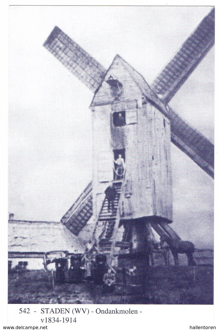 Staden: Ondankmolen ( 2 Scans) - Staden