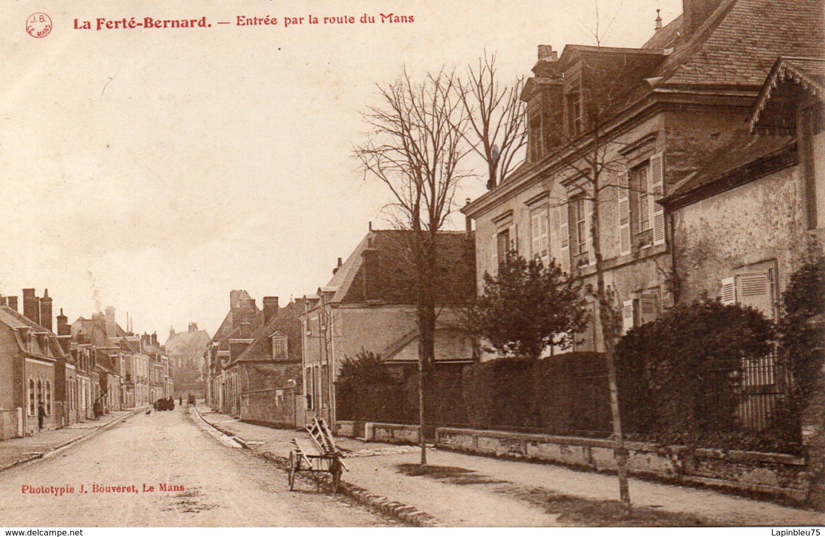 CPA 72 Sarthe La Ferté Bernard Entrée Par La Route Du Mans - La Ferte Bernard