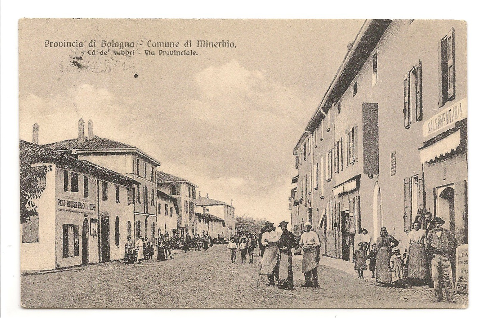 PROVINCIA DI BOLOGNA - COMUNE DI MINERBIO . CA DE'  FABBRI - VIA PROVINCIALE - Bologna