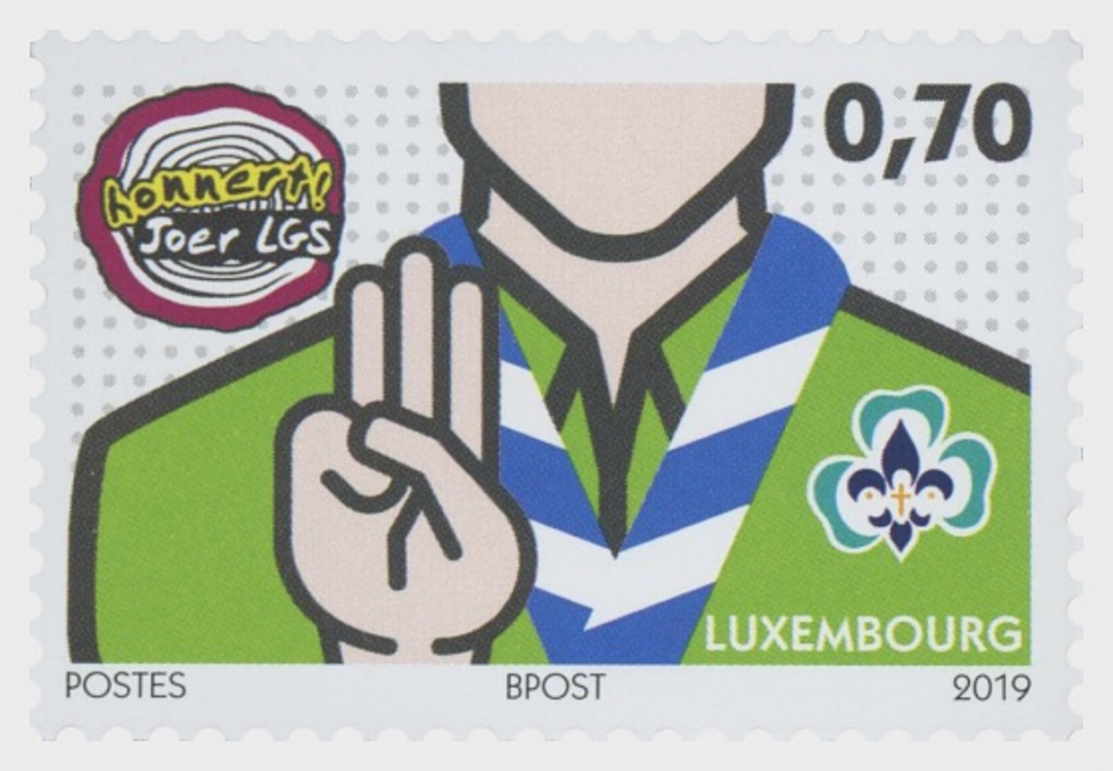 H01 Luxembourg 2019 100 Years Of 'Letzebuerger Guiden A Scouten' MNH Postfrisch - Neufs