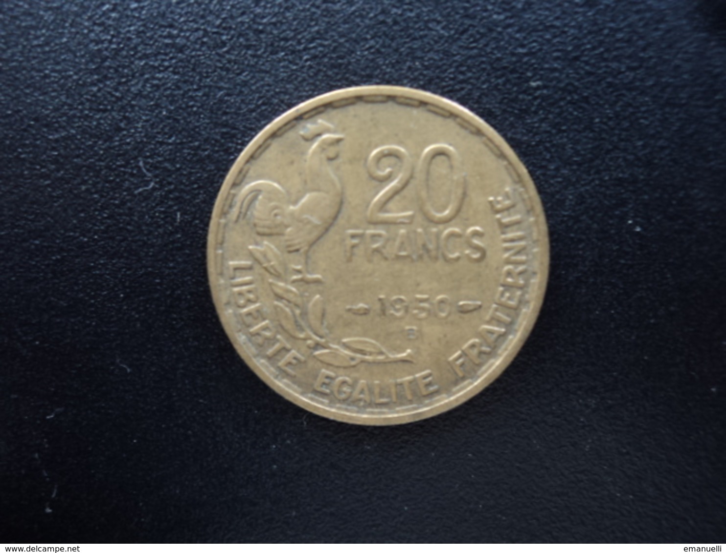 FRANCE : 20 FRANCS  1950 B   F.402.5 * / G.865 * / KM 917.2 **    TTB - 20 Francs