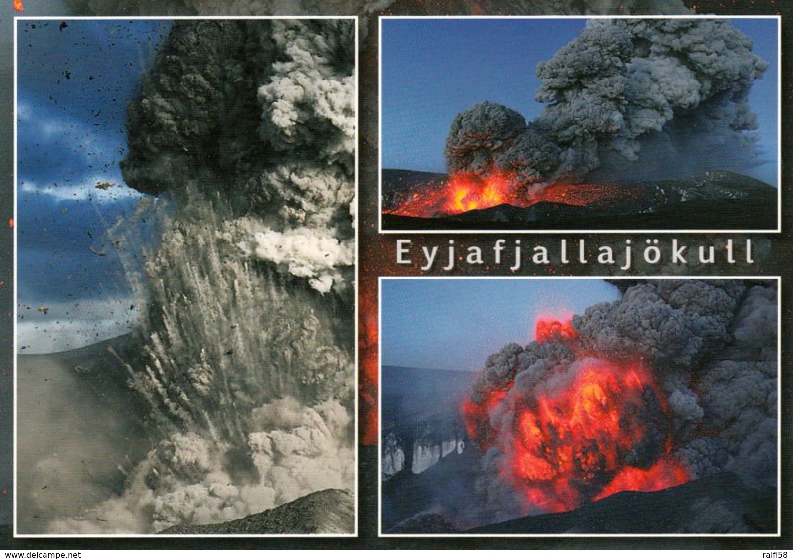 1 AK Island Iceland * Ausbruch Des Vulkans Eyjafjallajökull Im Jahr 2010 * - Island