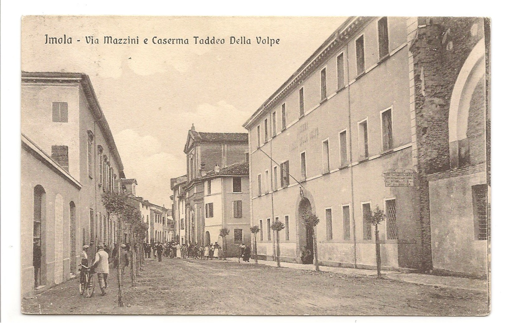 IMOLA - VIA MAZZINI E CASERMA TADDEO DELLA VOLPE - Imola