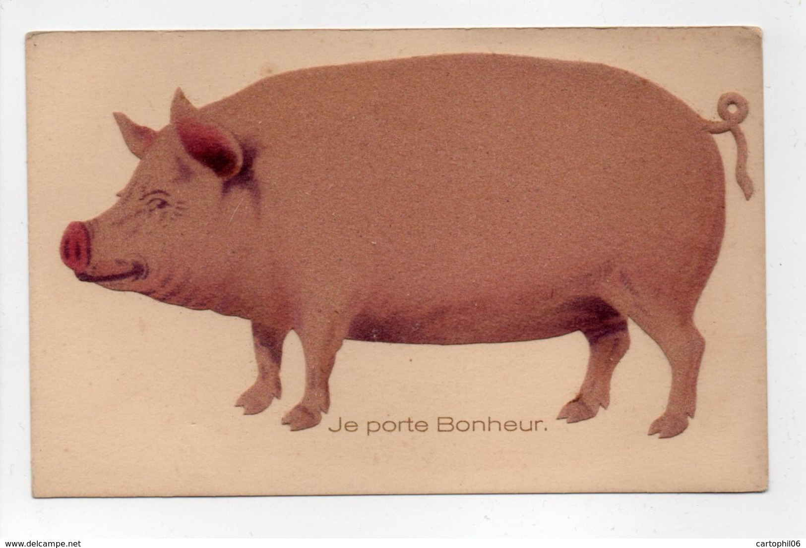 - CPA COCHONS - Je Porte Bonheur - - Schweine