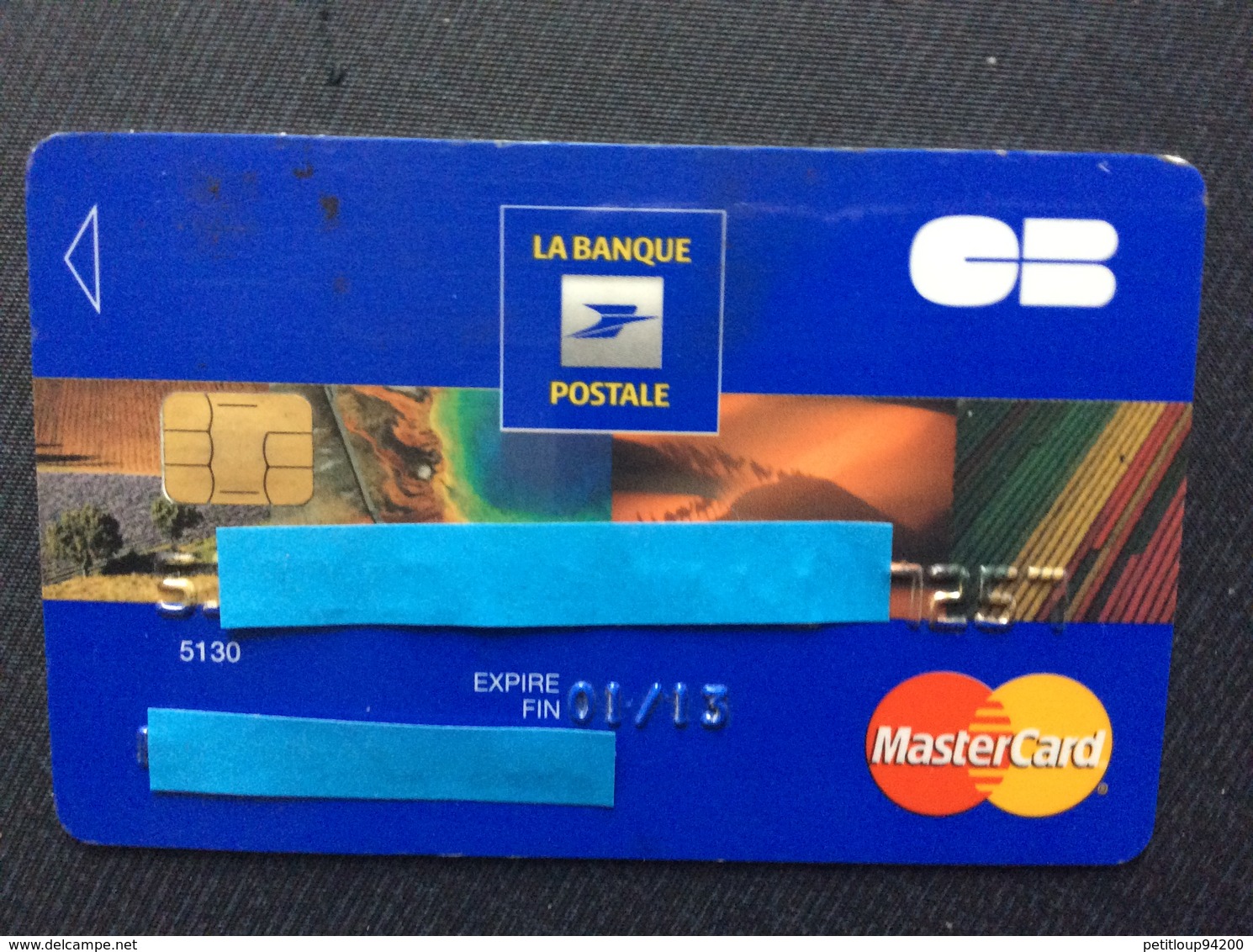 CARTE BANCAIRE LA BANQUE POSTALE  Master Card - Vervallen Bankkaarten