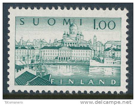 FINLAND 1974, M-63 Definitive PHOSPHOR Helsinki Harbour 1,00 BoQ** - Nuovi