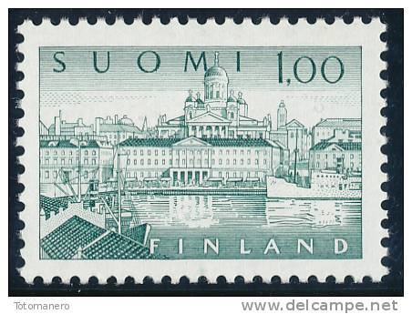 FINLAND 1974, M-63 Definitive PHOSPHOR Helsinki Harbour 1,00 EGpQ** - Neufs